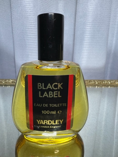 Black Label Yardley colonia 100 ml. Rara edizione vintage del 1967.