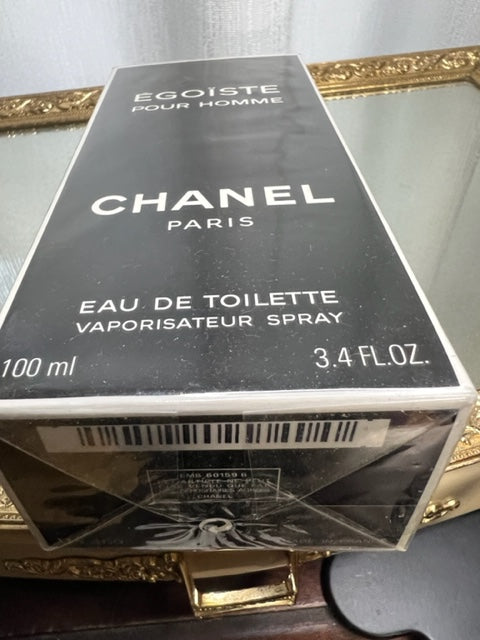 Chanel Egoiste edt 100 ml. Extrêmement rare original 1990. Scellé