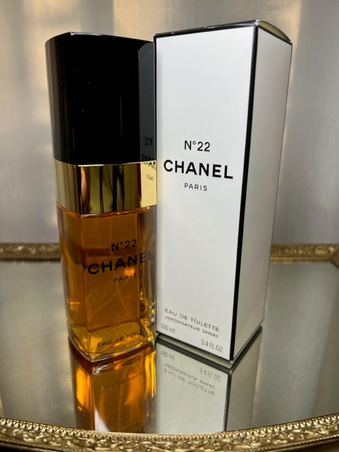 Chanel No 22 edt 100 ml. Vintage 1980s. Sealed bottle