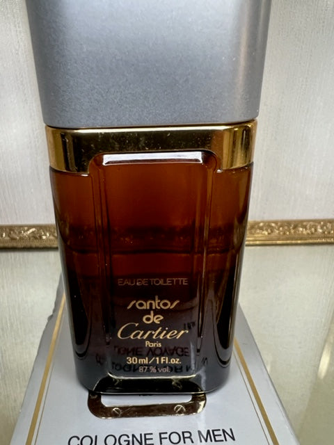 Cartier Santos de Cartier edt 30 ml. Raro, vintage 1981. Flacone sigillato