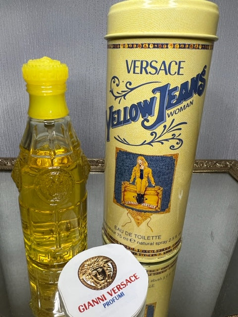 Yellow Jeans Versace edt 75 ml. Vintage 1996. Sealed bottle