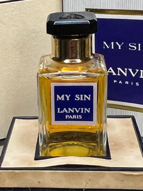 My Sin Lanvin estratto 8 ml. Raro, vintage anni '60. Bottiglia sigillata