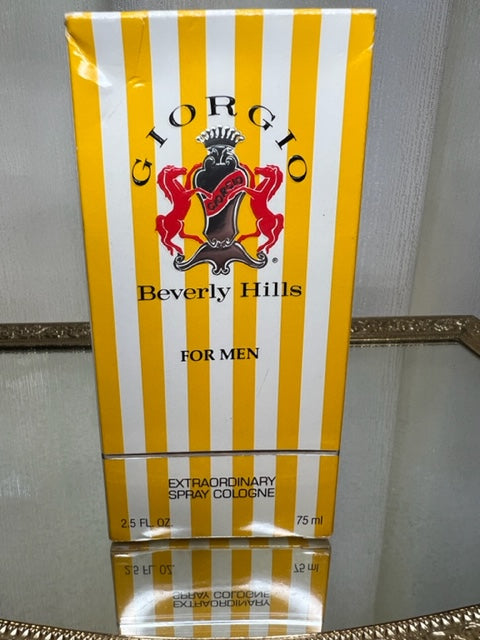 Giorgio for Men Giorgio Beverly Hills eau de Cologne extraordinaire 75 ml. Vintage 1984