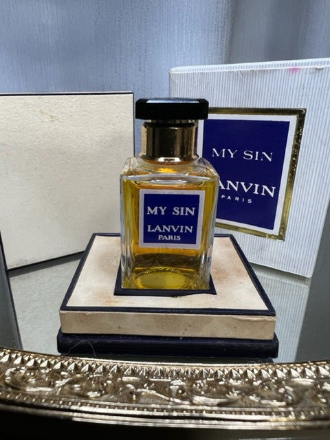 My Sin Lanvin estratto 8 ml. Raro, vintage anni '60. Bottiglia sigillata