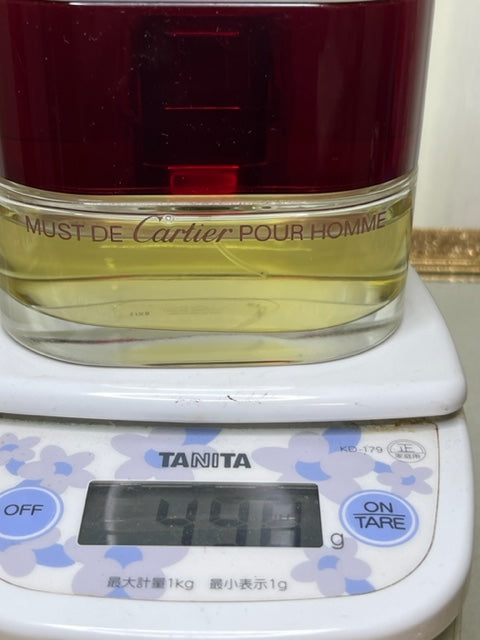 Must de Cartier Pour Homme edt 100 ml. Vintage first edition. Box without