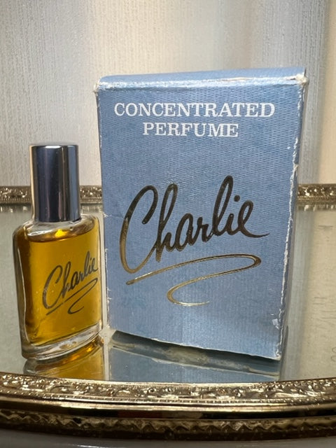 Charlie Revlon pur parfum concentré 7 ml. Extrêmement rare, vintage 1970.