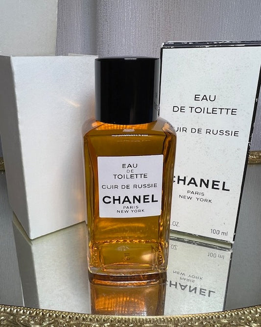 Chanel Cuir de Russie edt 100 ml. Rare, vintage 1980s. Sealed bottle