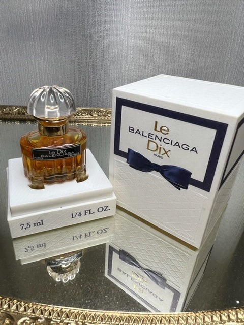 Le Dix Balenciaga pure parfum 7,5 ml. Vintage 1970. Sealed bottle