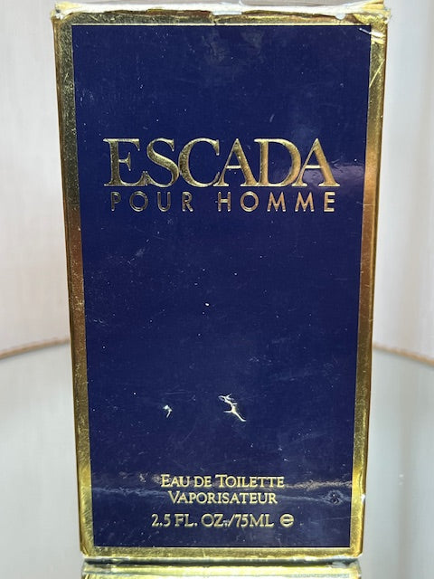 Escada Pour Homme edt 75 ml. Vintage first edition.