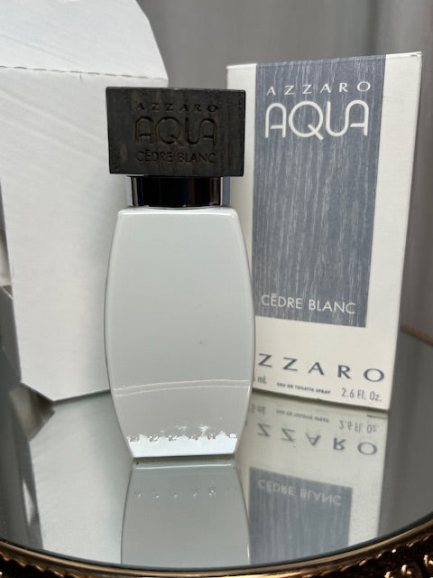 Aqua Cèdre Blanc Azzaro edt 75 ml. Vintage original edition. Full.