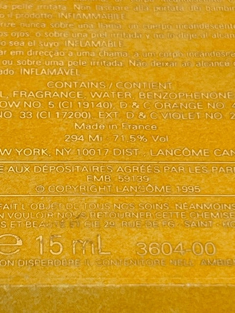 Poème Lancôme extrait 15 ml. Vintage 1995. Plein (non utilisé).