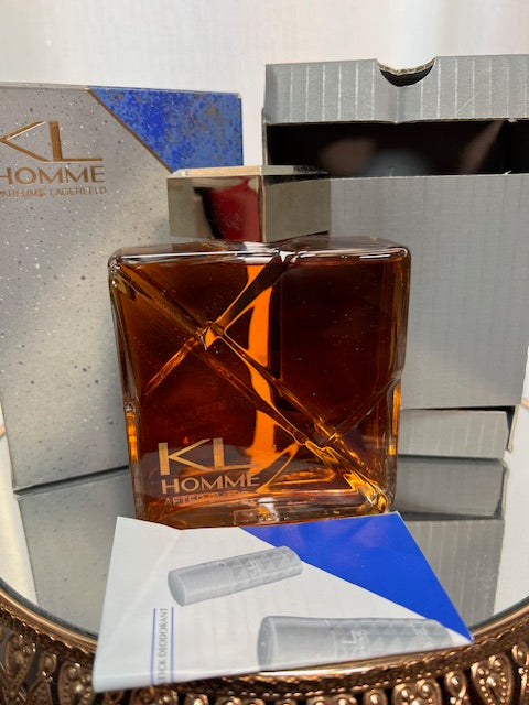KL Homme Karl Lagerfeld Après-rasage 125 ml vintage 1986. Plein (non utilisé).