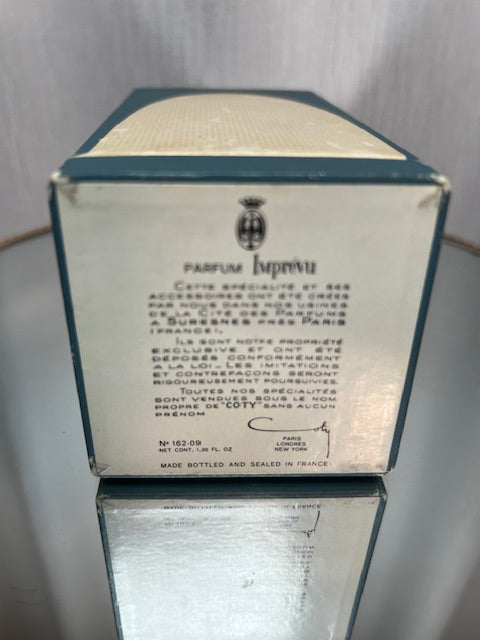 Coty Imprévu extrait 30 ml. Vintage années 1970. Flacon scellé.