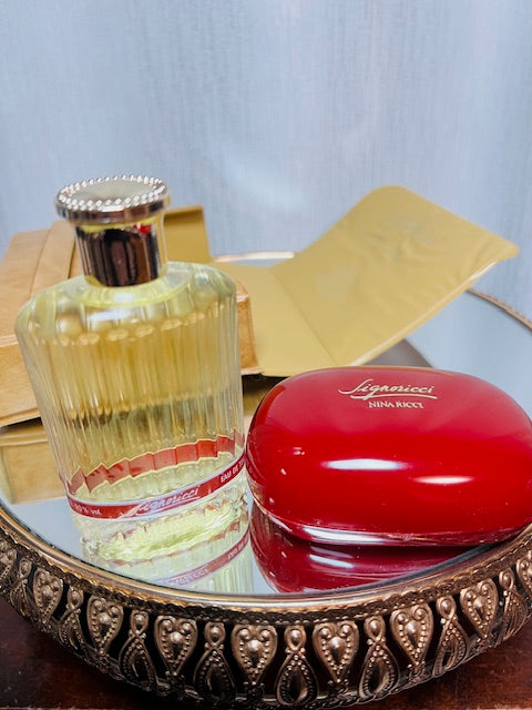Nina Ricci Signoricci 2 perfume set edt 50 ml, perfume savon. Vintage.