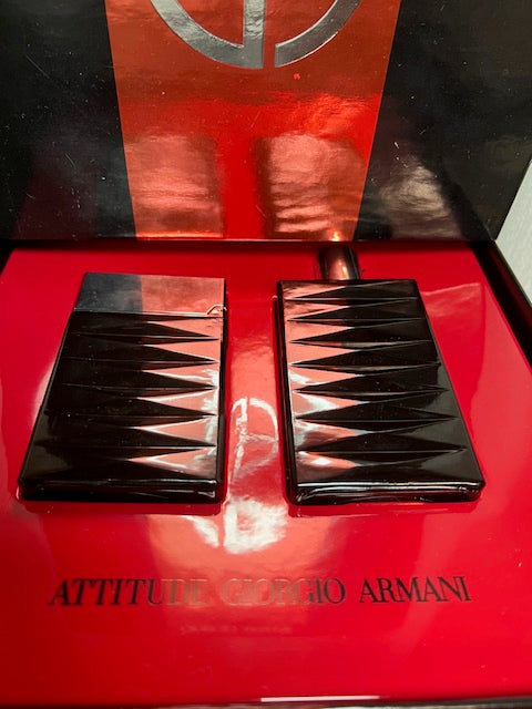 Attitude Armani perfume set edt 50 ml + apres rasage 75 ml. Full/not used. Vintage original first edition