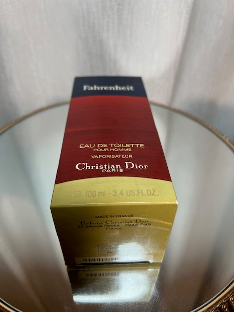 Dior Fahrenheit edt 100 ml. Rare vintage original 1988. Full.