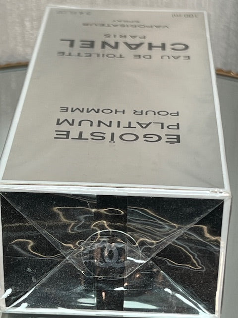 Chanel Egoiste Platinum edt 100 ml vintage 1991. Sigillato