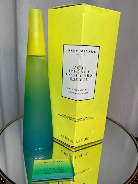 L’eau d’Issey Coleurs Soleil edp 100 ml. Vintage 1990s.