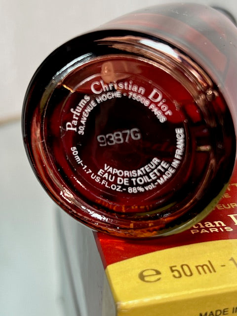 Fahrenheit Dior edt 50 ml vintage 1989.