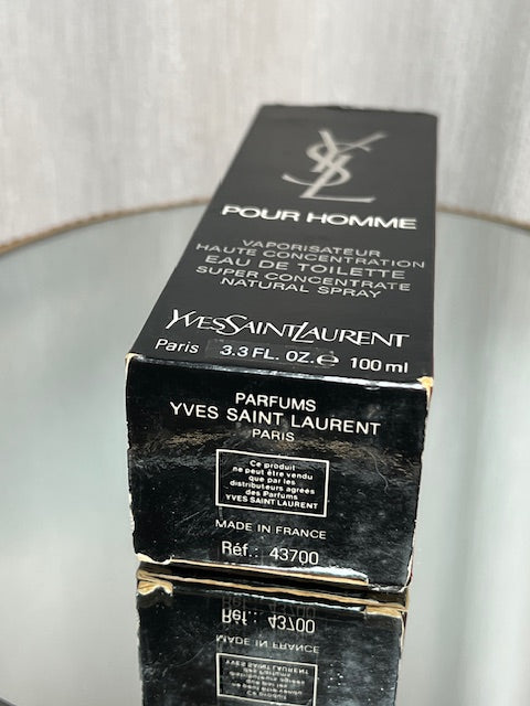 YSL Pour Homme haute concentree 100 ml rare vintage. Full not used