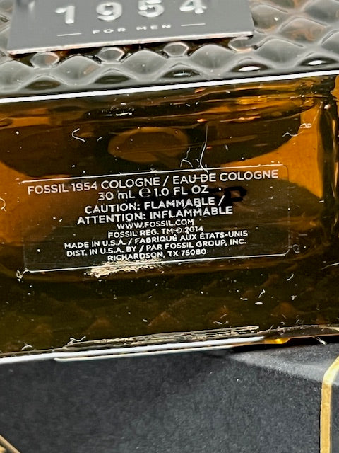 Fossil 1954 pour homme edt 30 ml vintage.