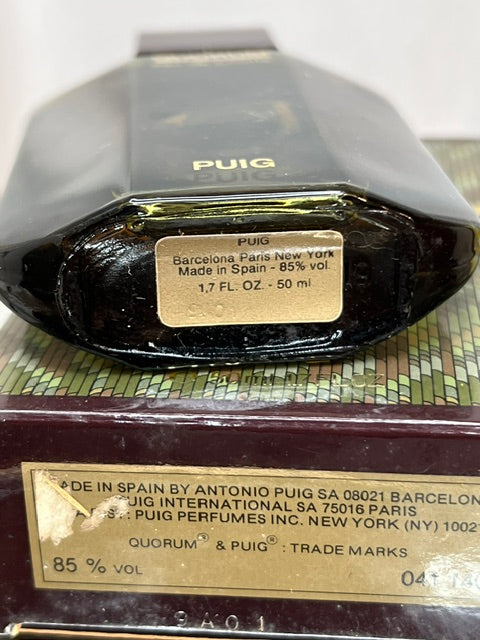 Puig Quorum edt 50 ml extrêmement rare années 70.