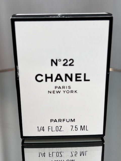 Chanel no 22 extrait 7,5 ml vintage 80s.