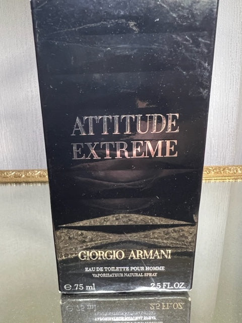 Attitude Extreme Giorgio Armani edt 75 ml. Rare first edition Sealed/full bottle