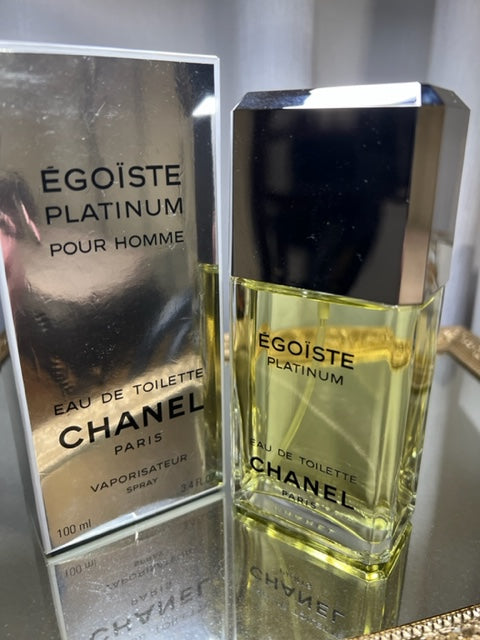 Egoiste Platinum Chanel edt 100 ml. Vintage original 1993. Sealed bottle