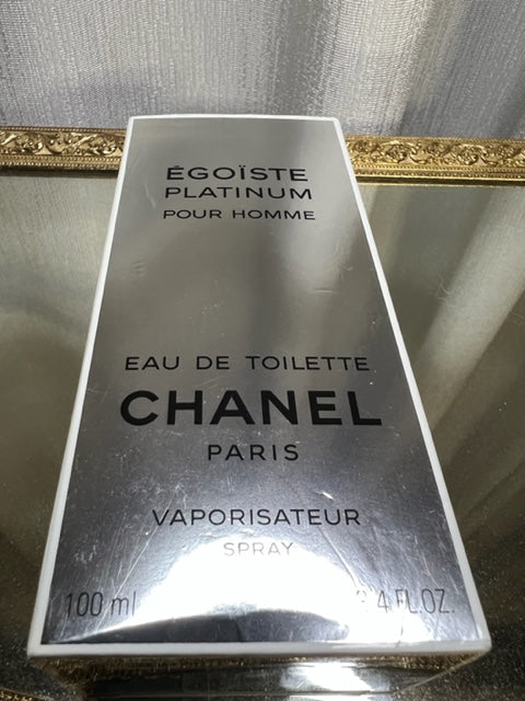 Egoiste Platinum Chanel edt 100 ml. Vintage original 1993. Sealed