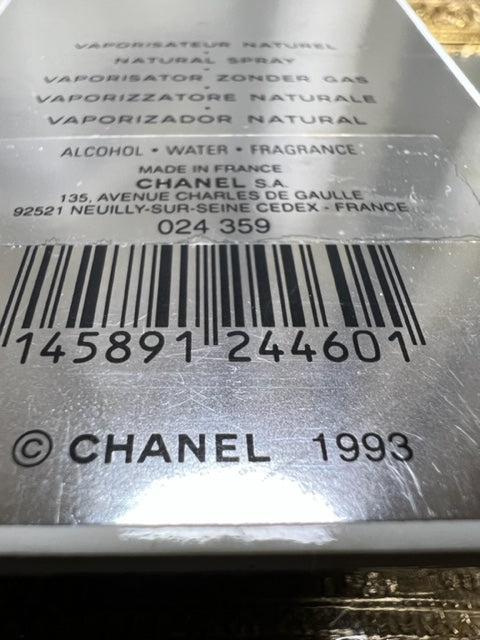 Egoïste Platinum Chanel edt 100 ml. Vintage original 1993. Flacon scellé