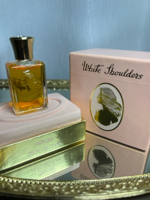 White Shoulders Evyan extrait 7,5 ml. Vintage 1970. Sealed bottle