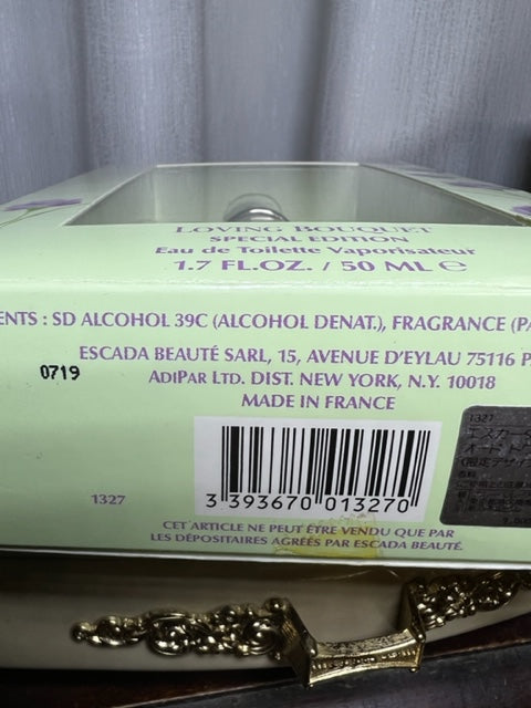 Escada Loving Bouquet Escada edt 50 ml. Édition limitée rare. Flacon scellé