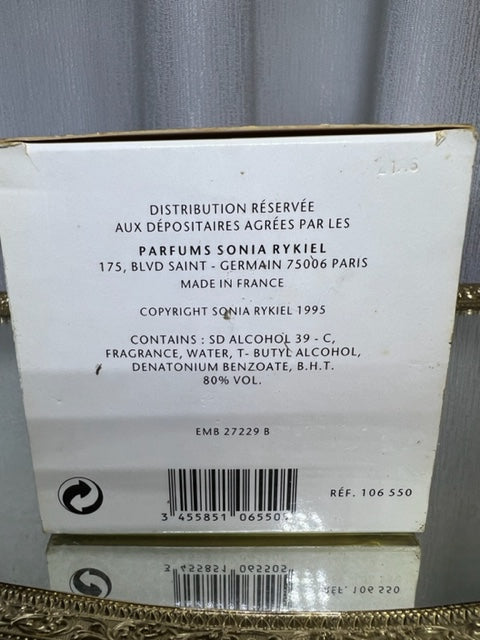 Le Parfum Sonia Rykiel eau légère 50 ml. Édition vintage originale. Scellé