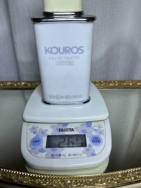 YSL Kouros edt 100 ml. Vintage 1981. Seal3d/full bottle. Box without