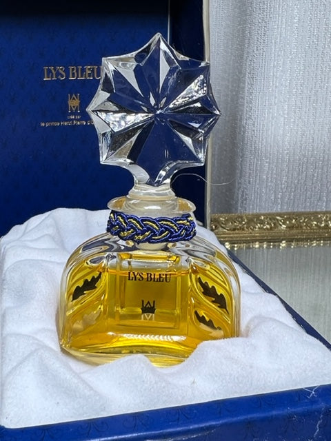 Lys Bleu Prince Henri d'Orleans extrait 7,5 ml. Vintage 1980s. Sealed bottle