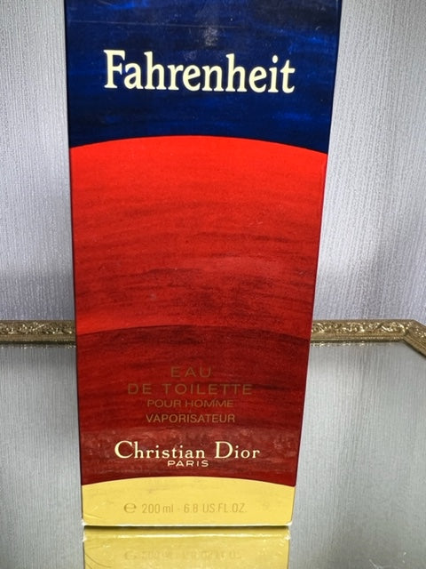 Dior Fahrenheit edt 200 ml. Vintage 1990. Sealed bottle My old perfume