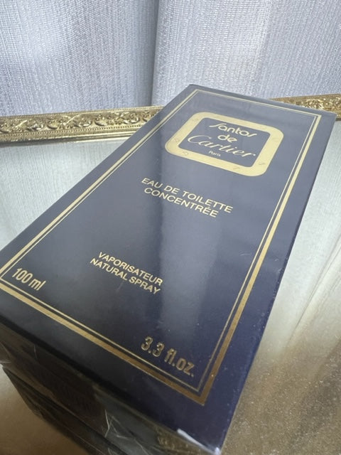 Cartier Santos de Cartier concentrée edt 100 ml. Vintage 1982. Scellé