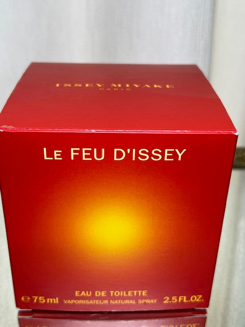 Le Feu d'Issey Issey Miyake edt 75 ml. Rare vintage first edition. Sealed.