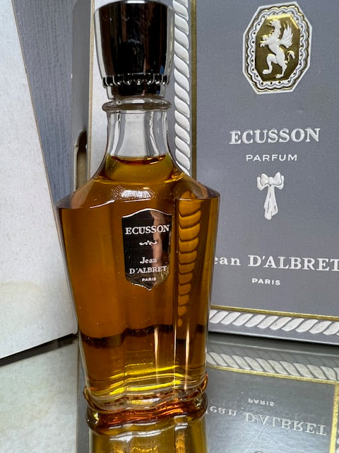 Ecusson Jean d’Albret extrait 15 ml. Vintage années 1970. Flacon scellé