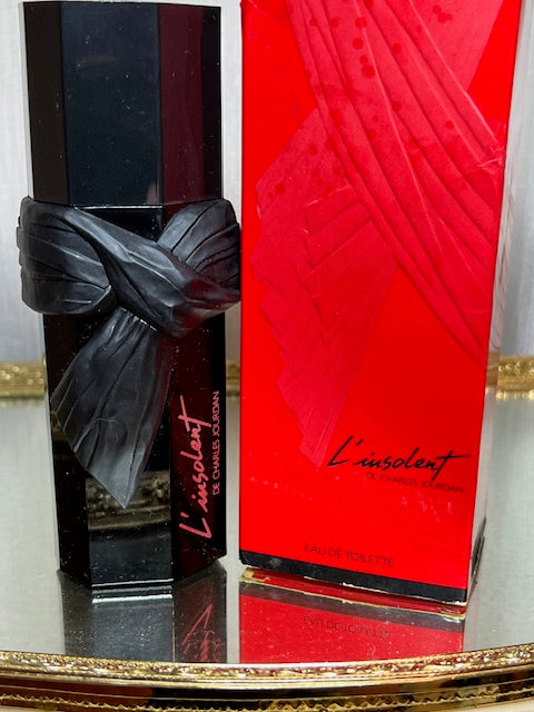 シャルル・ジョルダン L'Insolent ランソラン オーデトワレ 50ml Charles Jourdan l'Insolent edt 50 ml. Rare, vintage first edition