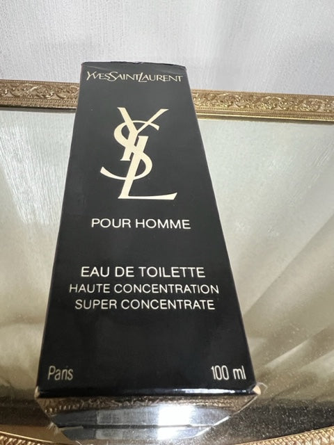 YSL Pour Homme Haute Concentration YSL edt 100 ml. Vintage 1984. Sealed bottle