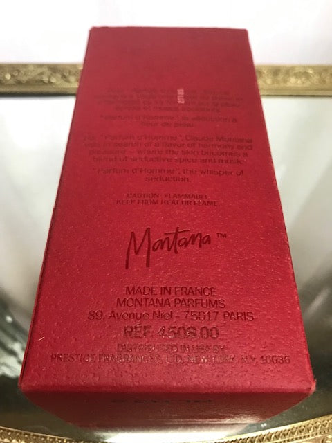 Montana D’Homme edt 75 ml. Rare, édition originale vintage. Scellé/plein