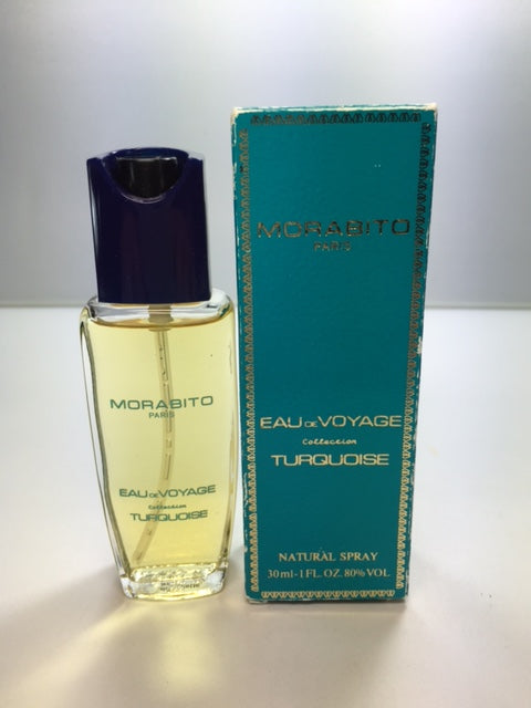 Morabito Eau de voyage collection Turquoise 30 ml. Rare