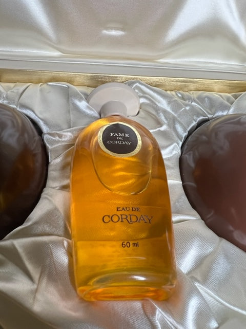 Fame Corday perfume set: edp 60 ml and perfume soap (2x100 g). Silk gift box. Sealed. Best legendary scent!