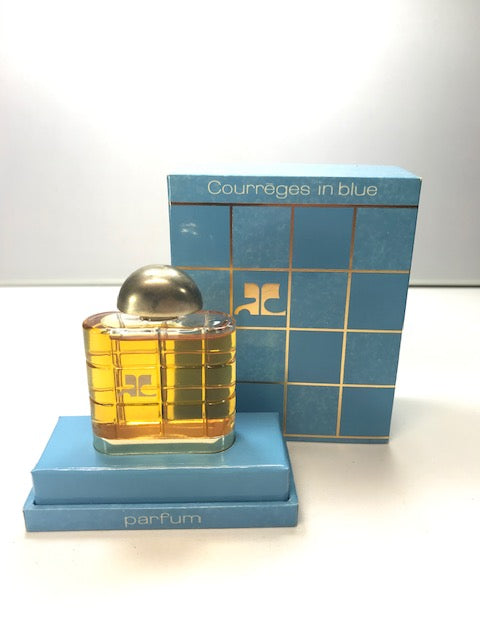Courreges in blue pure parfum 15 ml. Rare vintage 1983s. -