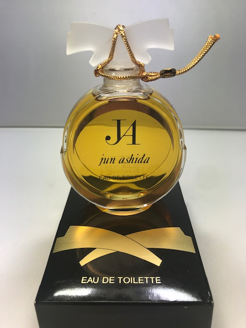 Jun Ashida JA eau de toilette 100 ml. Rare, vintage. Scellé