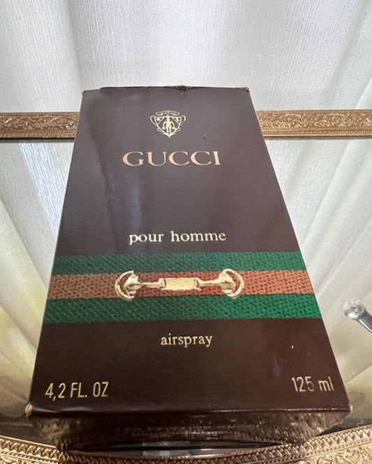 Gucci Pour Homme edt 125 ml. Rare, vintage original 1976. Sealed bottle