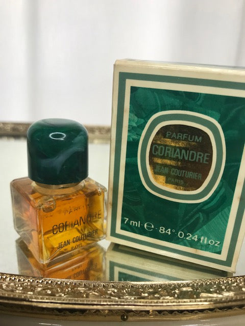 Coriandre Jean Couturier puro profumo 7 ml. Raro, originale 1974.