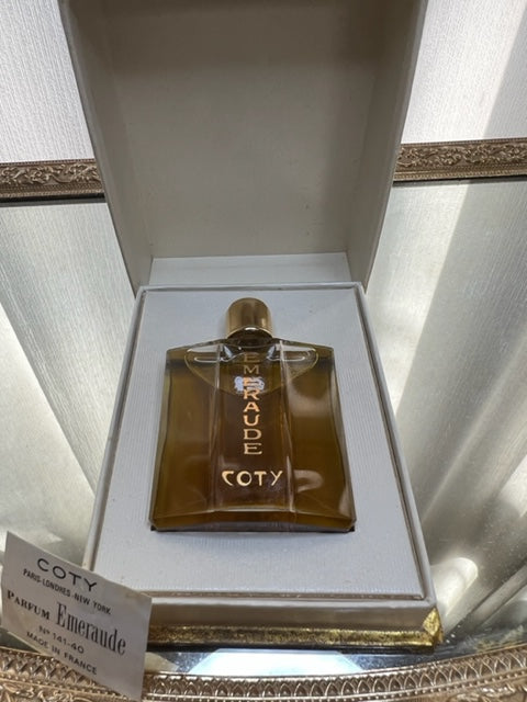Emeraude Coty pure parfum 15 ml. Rare, vintage 1960. Sealed bottle